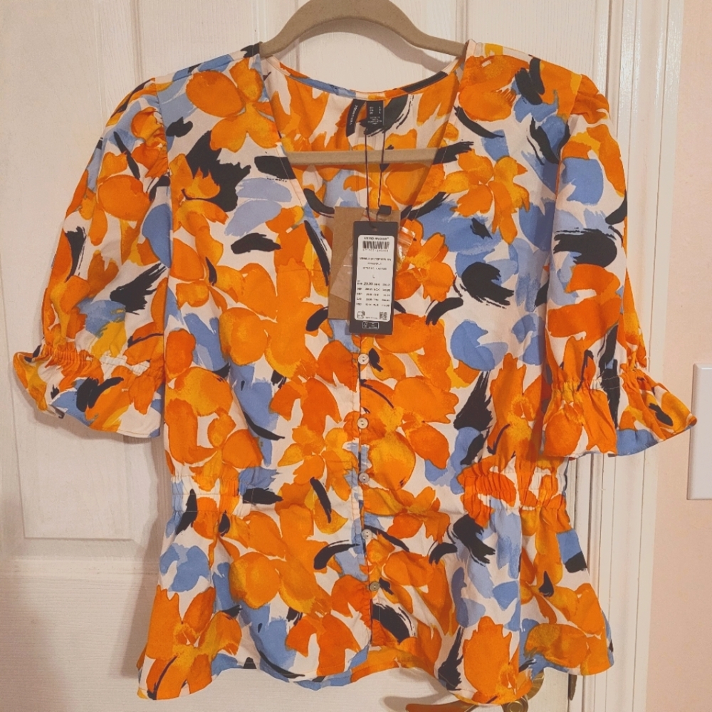 Vero Moda summer top orange